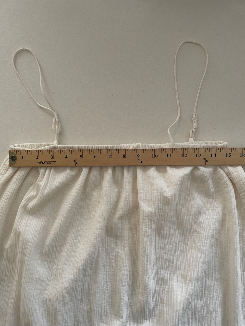 ONIA Crinkle Gauze Maxi Dress In Egret. Size M - Picture 7 of 16